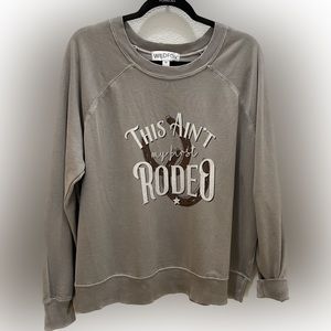 WILDFOX This Ain’t my First Rodeo Sweatshirt Medium NWT